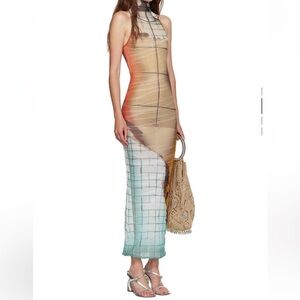 Jean Paul Gaultier Multicolor Sheer Dress